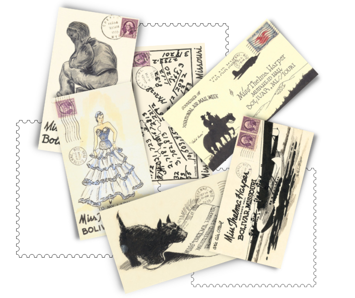 envelope art joy of letters