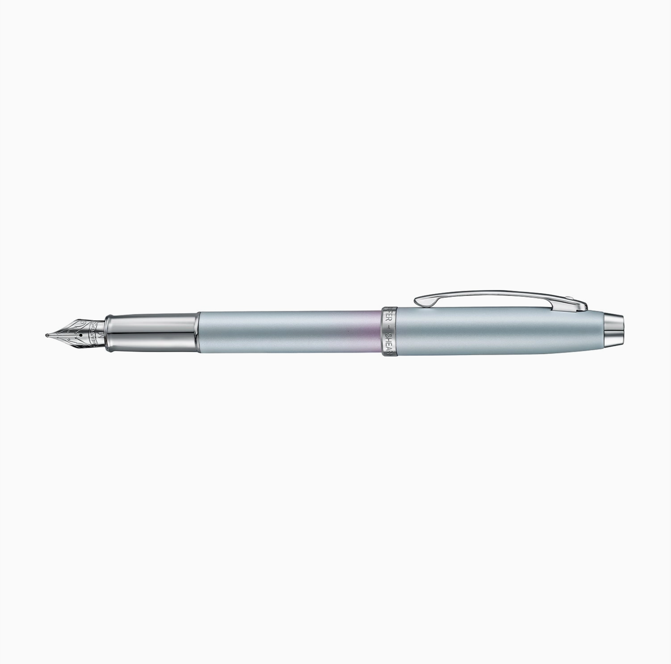 Sheaffer 100 Pearlized Blue and Pink Fountain Pen - Image 3