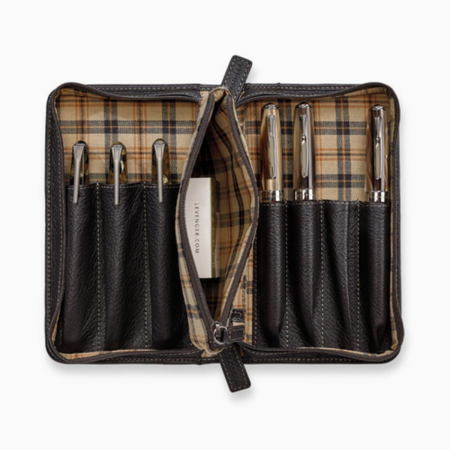 leather fountain pen case