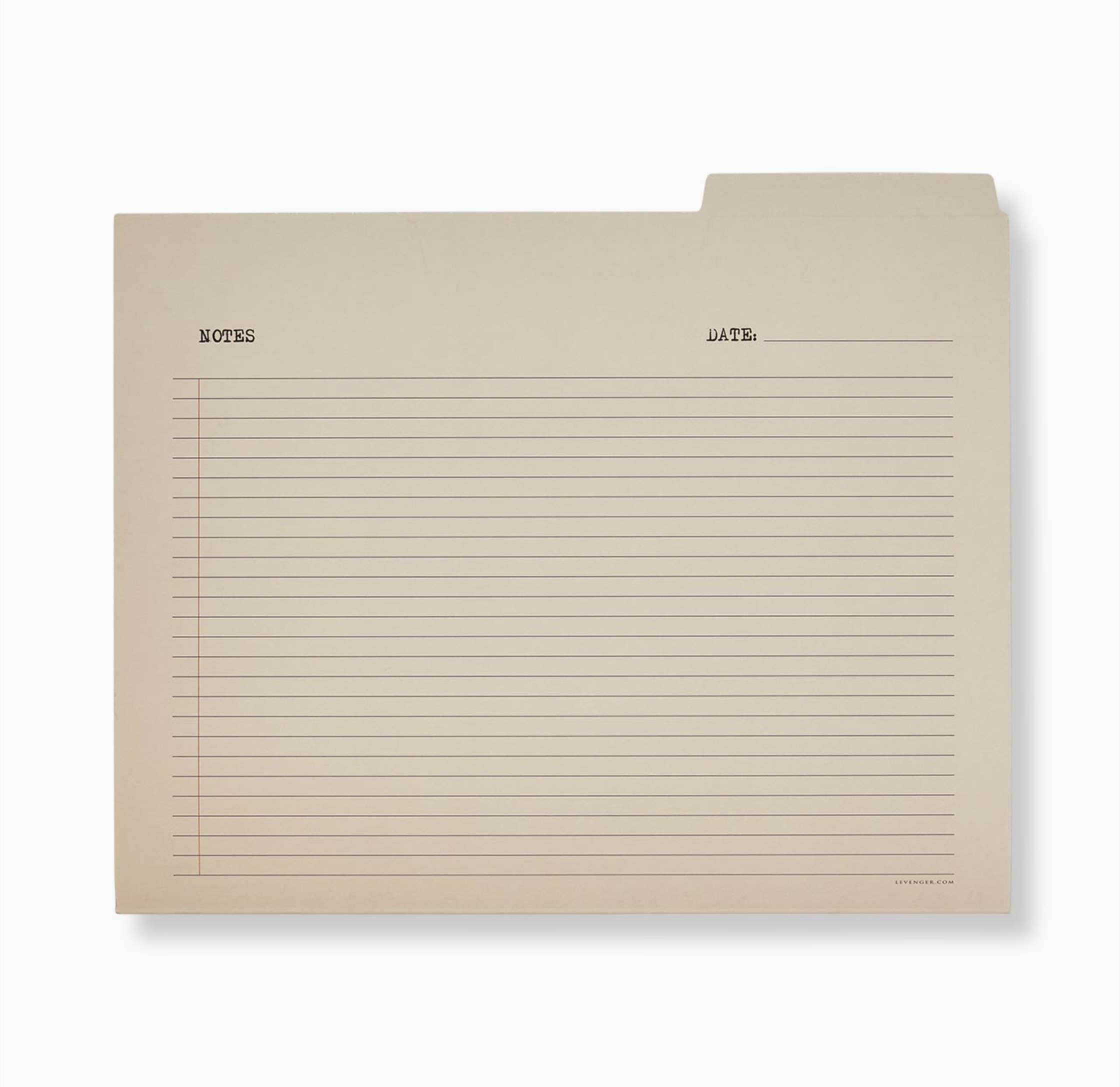 Vintage Library Card File Folders (set of 6) - Image 2